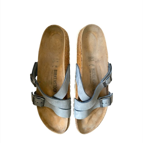 Birkenstock Arizona  Women's Blue Cross-Strap Sandals size 41 - Picture 2 of 10